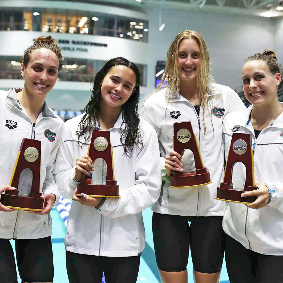 Bella Sims, Isabel Ivey, Emma Weyant and Micayla Cronk
